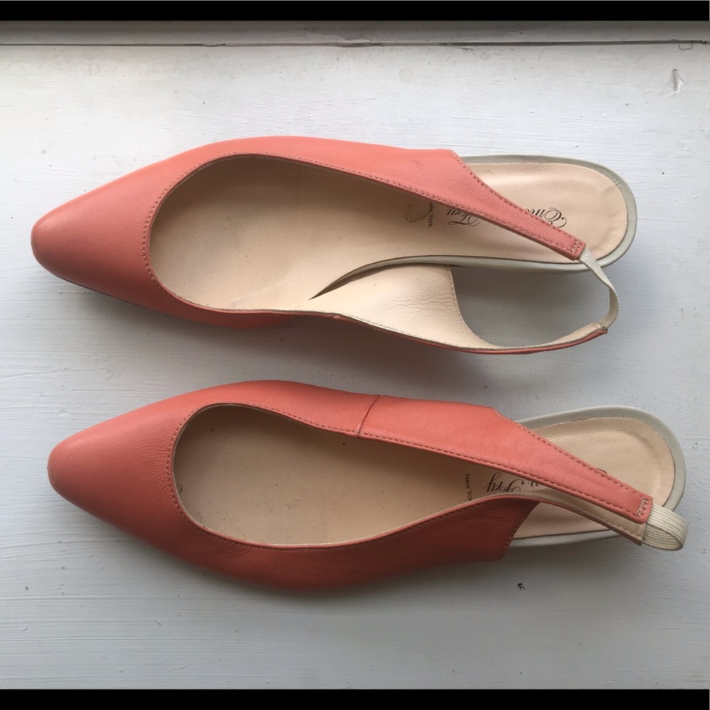 Emerson Fry 2-Colour Slingback Kitten Heels